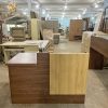 quầy lễ tân mdf