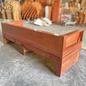 sofa gập gỗ xoan đào