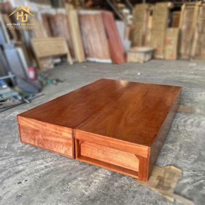 sofa gập gỗ xoan đào giá rẻ