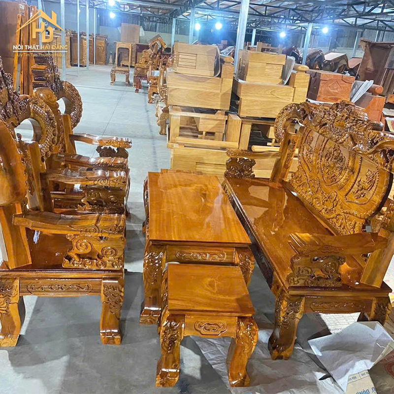 Bộ Bàn Ghế Salon Gỗ Chạm Khắc Độc Đáo salon-go-20 Bộ Bàn Ghế Salon Gỗ Chạm Khắc Độc Đáo