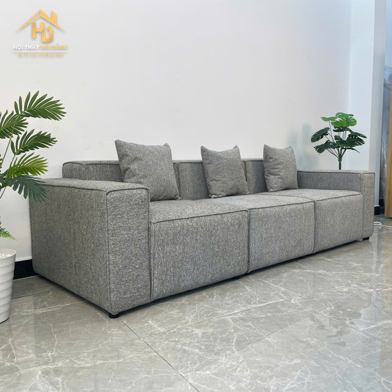 Sofa Vải Xám 3 Chỗ Ngồi Rộng Rãi sofa-3-cho-ngoi-3 Sofa Vải Xám 3 Chỗ Ngồi Rộng Rãi
