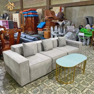Sofa Vải Xám 3 Chỗ Ngồi Rộng Rãi 4 sofa 3 cho ngoi 6