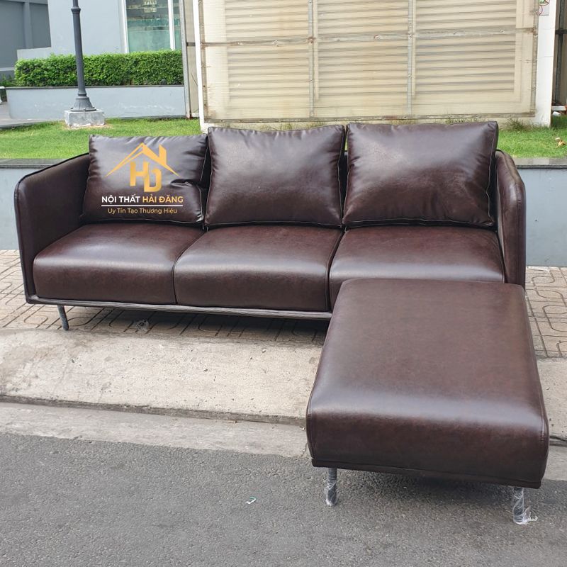 sofa-da-nau-den Top 10 mẫu ghế sofa da nâu đẹp nhất nên mua 2025