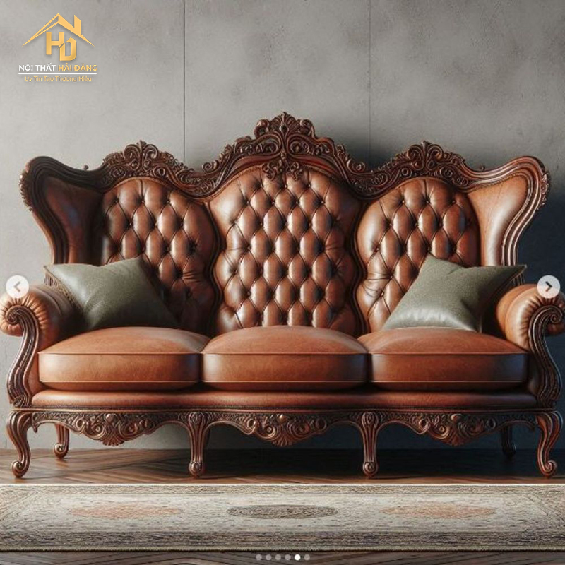 TOP 10 Mẫu Sofa Vintage Cho Homestay, Studio, Cafe Decor sofa-hoang-gia TOP 10 Mẫu Sofa Vintage Cho Homestay, Studio, Cafe Decor