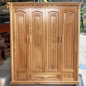 Tủ Quần Áo Gỗ Tự 4 Cánh Vân Đẹp Sang Trọng (Nhiều Mẫu) 4 tu quan ao 52