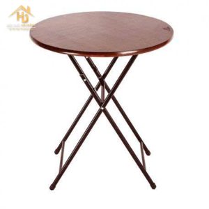 bàn cafe tròn chân xếp