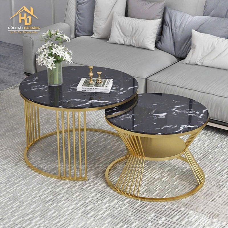 ban-sofa-doi Top 10 Mẫu Bàn Sofa Mặt Đá Hiện Đại Tôn Nét Đẳng Cấp