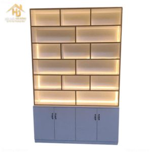 ke trung bay trang led 5