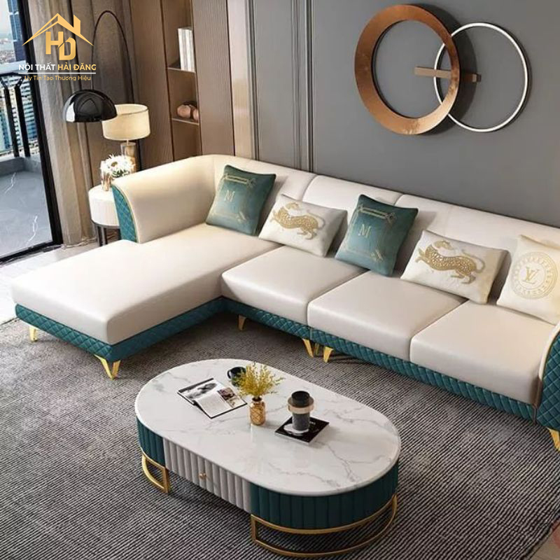khong-gian-sang-trong Top 10 Mẫu Bàn Sofa Mặt Đá Hiện Đại Tôn Nét Đẳng Cấp