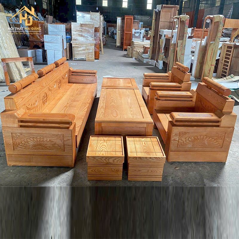 Bộ Salon Gỗ Sồi Chạm Khắc Độc Đáo (Nhiều Mẫu) salon-go-soi-1 Bộ Salon Gỗ Sồi Chạm Khắc Độc Đáo (Nhiều Mẫu)
