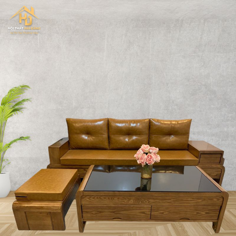 sofa-go-huong-da-chan-thuyen Top 10 Mẫu Sofa Chân Thuyền Cao Cấp Được Yêu Thích Nhất