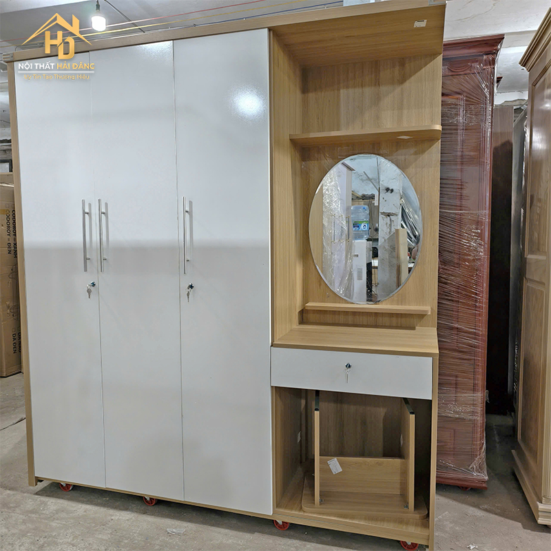 Tủ Quần Áo Gỗ Kèm Bàn Phấn Tiện Lợi tu-3-canh-co-ban-trang-diem-1 Tủ Quần Áo Gỗ Kèm Bàn Phấn Tiện Lợi