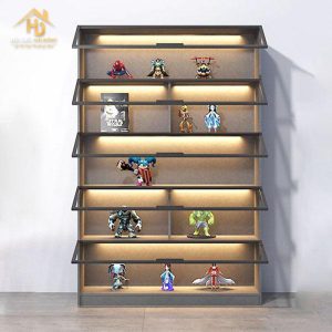 Tủ trưng bày mô hình gỗ