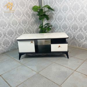 bàn sofa mặt đá ceramic kèm hộc