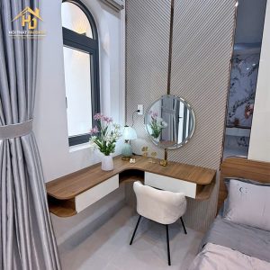 Bàn phấn treo tường góc L