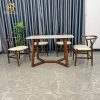 Bộ bàn ăn gỗ 4 ghế thanh lịch