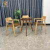 Bộ bàn ghế cafe gỗ tự nhiên
