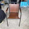 Ghế Cafe Gỗ Khung Sắt Dễ Bài Trí