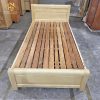Giường gỗ tự nhiên 1m2 x 2m