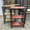 Kệ đa năng khung sắt mặt gỗ 3 tầng