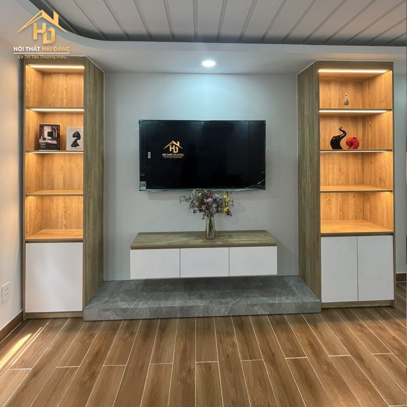 ke-tivi-ket-hop-tu-ruou-co-led Top 10 Mẫu Kệ Tivi Kết Hợp Tủ Rượu Đẹp, Thịnh Hành