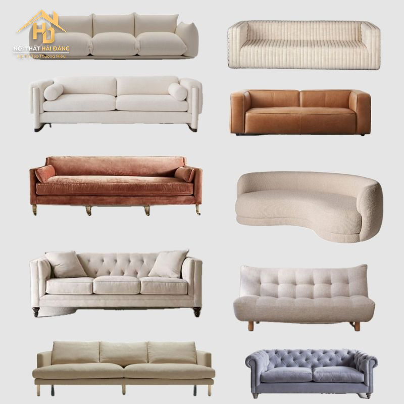 kieu-dang-sofa Top 10 Kinh Nghiệm Mua Sofa Phòng Khách Giá Rẻ