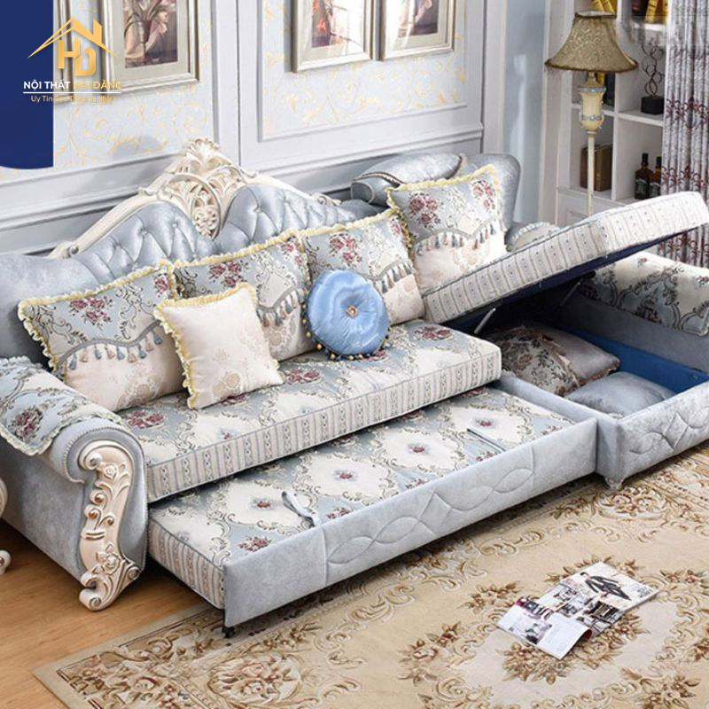 sofa-bed-goc-l-tan-co-dien Top 10 Mẫu Sofa Giường Chữ L Thông Minh Giá Tốt