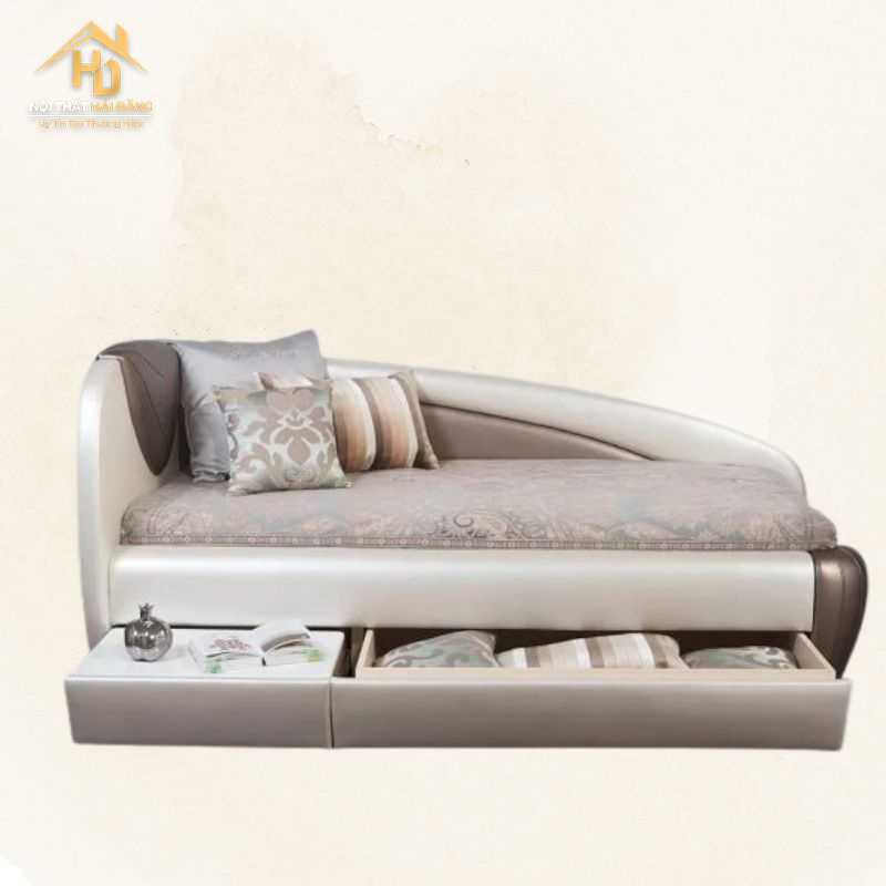 sofa-da-co-ngan-keo Top 10 Mẫu Sofa Có Ngăn Kéo Đẹp, Tiện Lợi