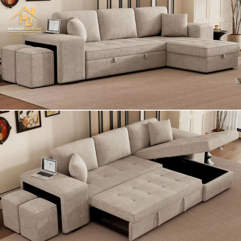 sofa-giuong-goc-l-co-hoc-do Top 10 Mẫu Sofa Giường Chữ L Thông Minh Giá Tốt