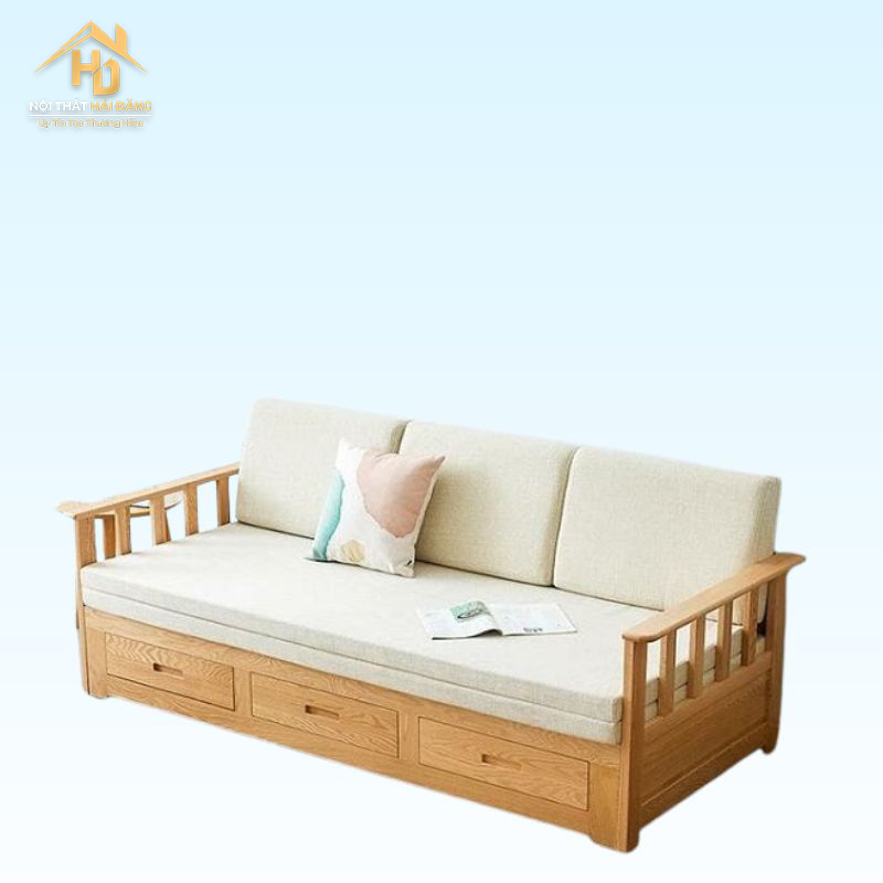 sofa-go-co-ngan-keo Top 10 Mẫu Sofa Có Ngăn Kéo Đẹp, Tiện Lợi