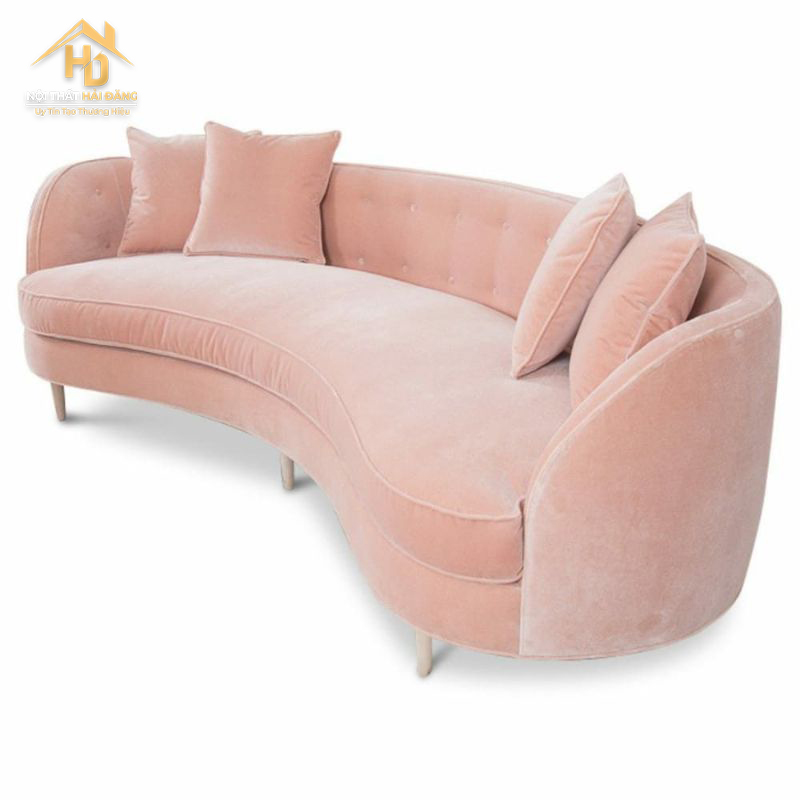 sofa-hong-bac-au Top 10 Mẫu Ghế Sofa Đơn Màu Hồng Hiện Đại, Nhẹ Nhàng