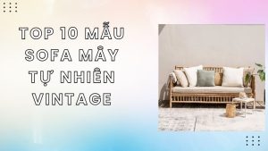 sofa mây tự nhiên