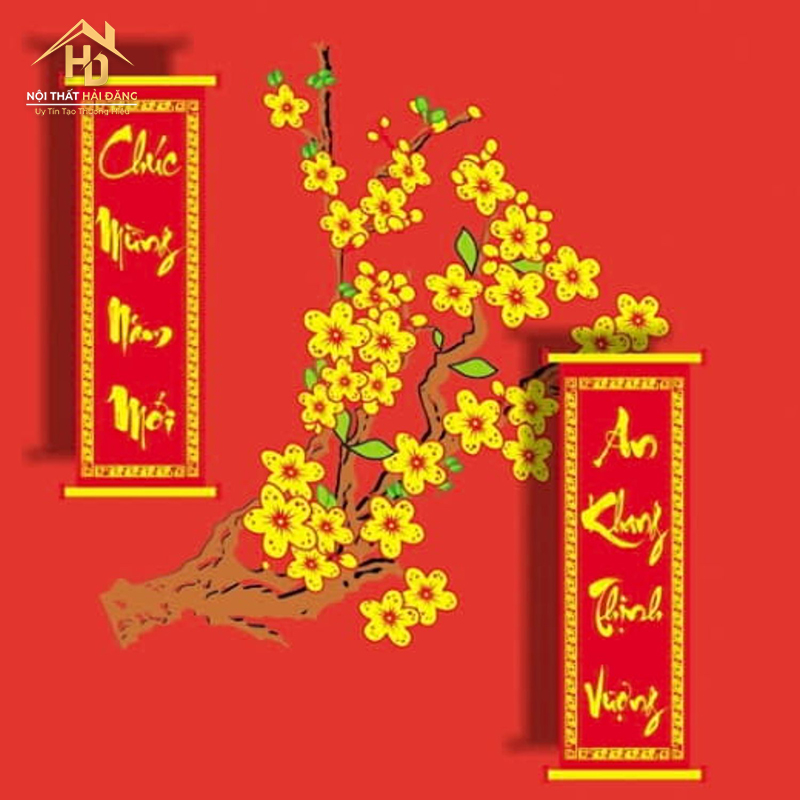 Top 10 Ý Tưởng Trang Trí Nhà Chung Cư Ngày Tết Đơn Giản treo-cau-doi-tet Top 10 Ý Tưởng Trang Trí Nhà Chung Cư Ngày Tết Đơn Giản