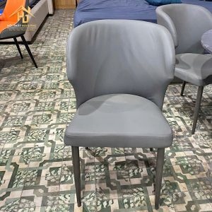Ghế vaz bọc nệm xám