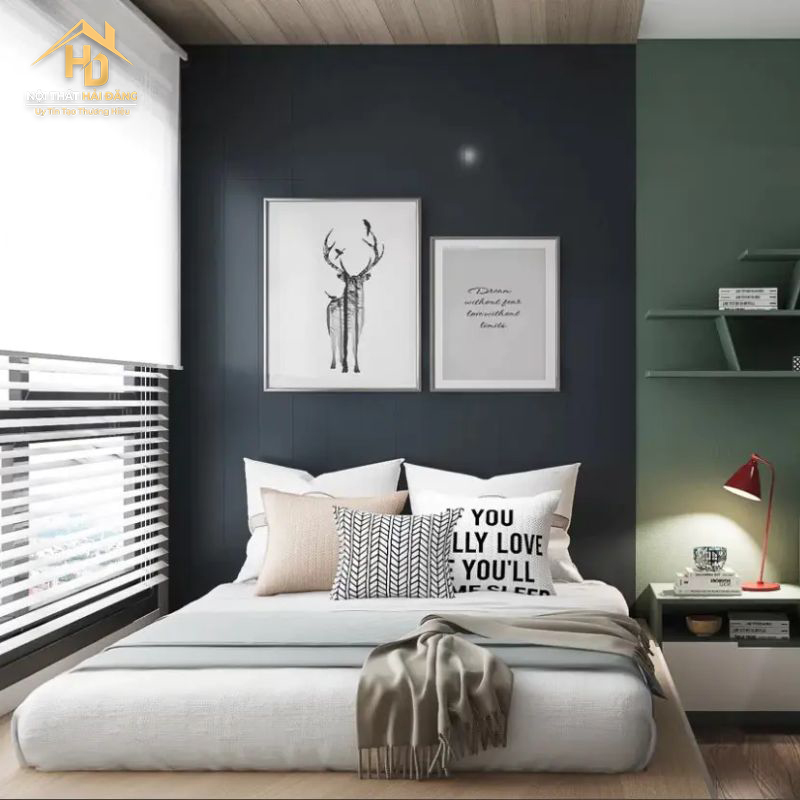 Top 10 Mẫu Decor Phòng Ngủ Nam Đẹp, Hiện Đại phong-ngu-nam-mau-trung-tinh Top 10 Mẫu Decor Phòng Ngủ Nam Đẹp, Hiện Đại