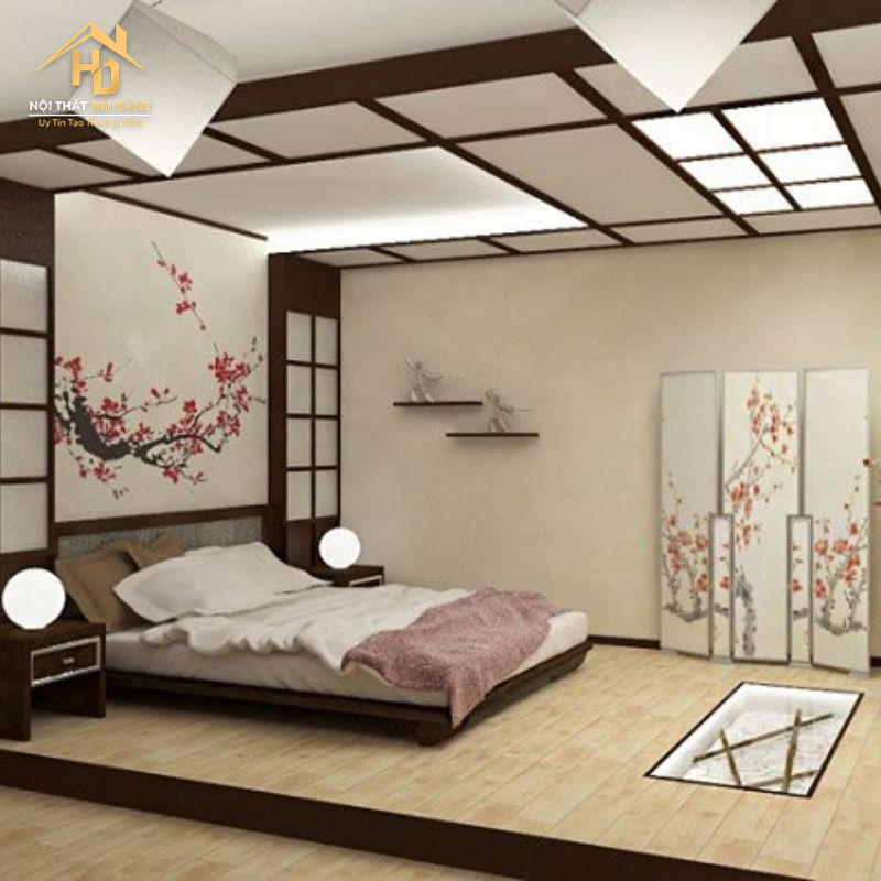 trang-tri-nhung-mang-tuong-trong 10 Ý Tưởng Trang Trí Phòng Ngủ Ngày Tết Đẹp, Đơn Giản, Rẻ