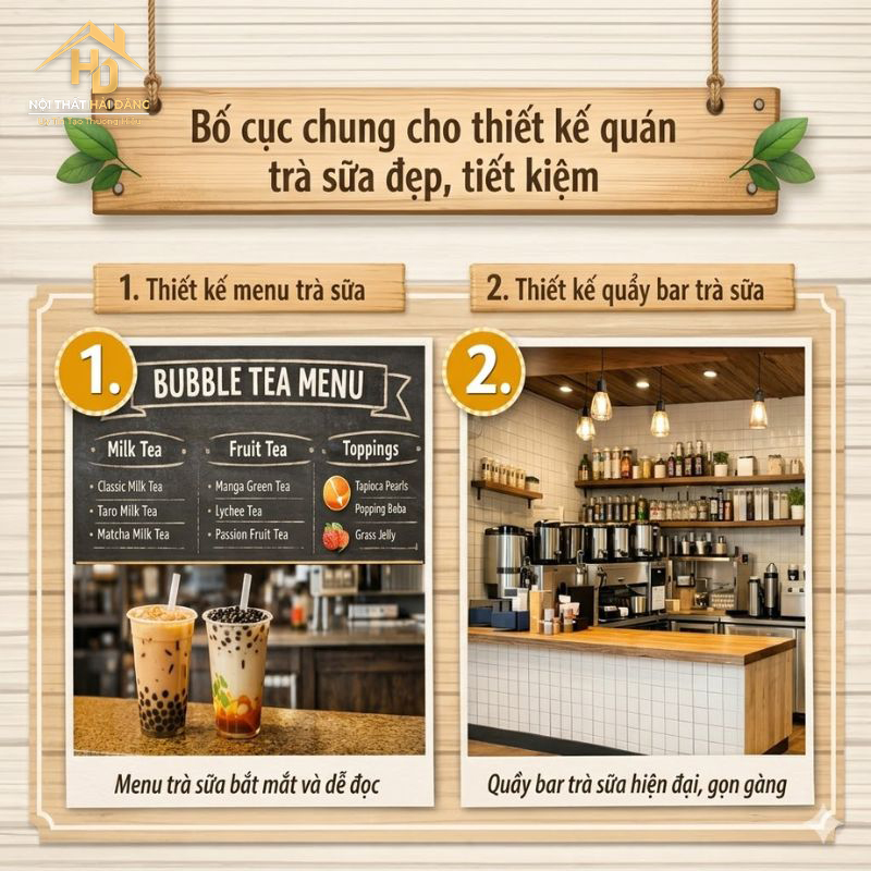 bo-cuc-chung-cho-thi-cong-quan-tra-sua Thiết Kế Thi Công Quán Trà Sữa Trọn Gói Giá Rẻ