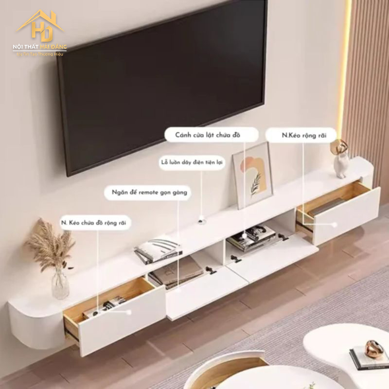 ke-tivi-treo-tuong-co-hoc Top 10 Mẫu Kệ Tivi Treo Tường