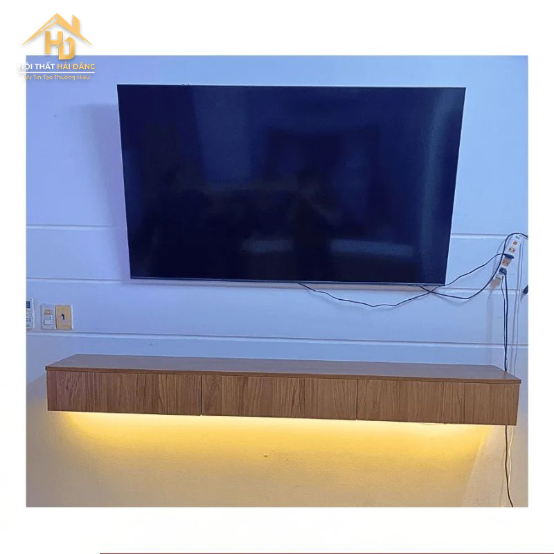 ke-tivi-treo-tuong-co-led Top 10 Mẫu Kệ Tivi Treo Tường