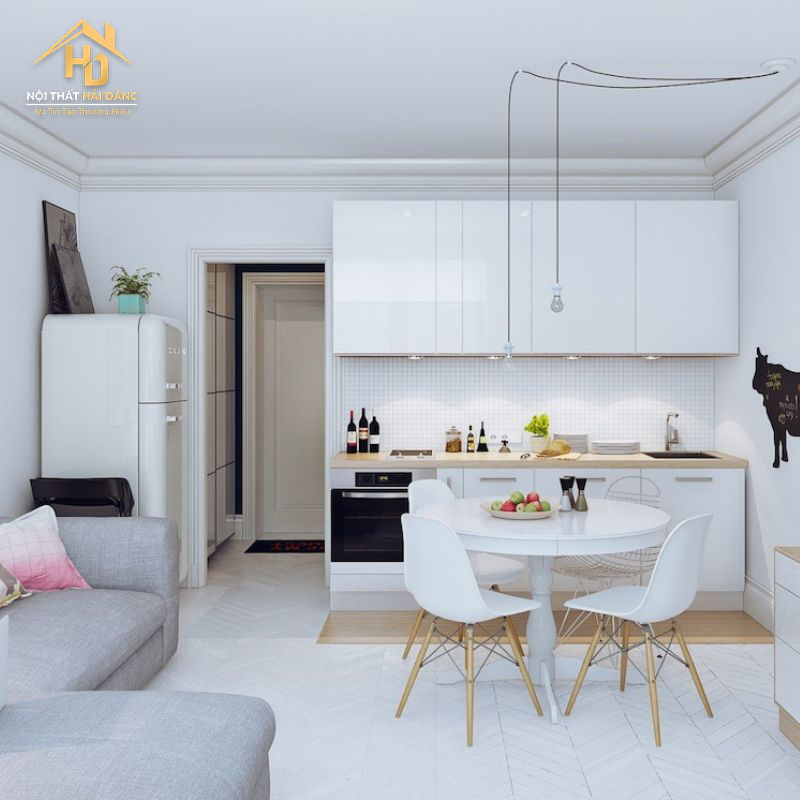 phong-khach-be-p-15m2 Top 10 Mẫu Phòng Khách Liền Bếp Đẹp, Tiện Nghi