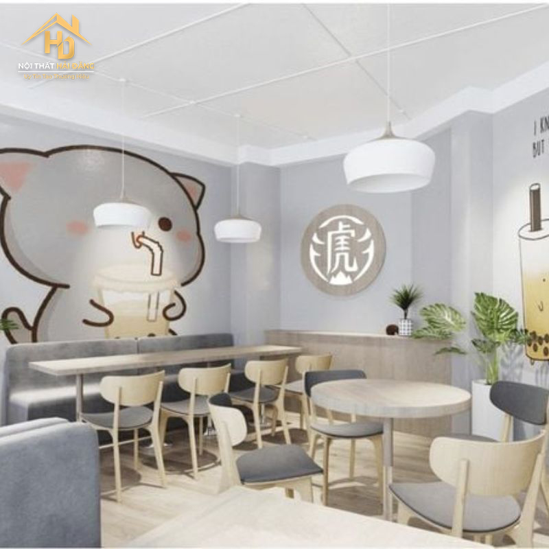 qua-tra-sua-cute Thiết Kế Thi Công Quán Trà Sữa Trọn Gói Giá Rẻ