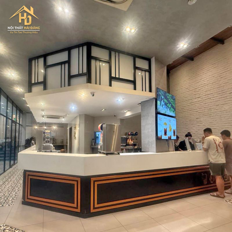 quan-tra-sua-hien-dai-1 Thiết Kế Thi Công Quán Trà Sữa Trọn Gói Giá Rẻ