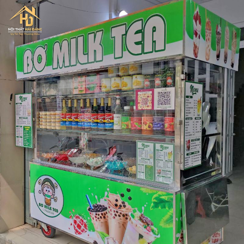 quan-tra-sua-take-away-1 Thiết Kế Thi Công Quán Trà Sữa Trọn Gói Giá Rẻ