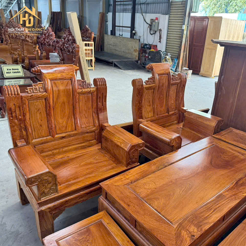 Bộ Salon Gỗ Tay Hộp Sang Trọng salon-go-tu-nhien-1 Bộ Salon Gỗ Tay Hộp Sang Trọng