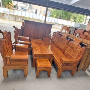 Bộ Salon Gỗ Tay Hộp Sang Trọng 2 salon go tu nhien 2