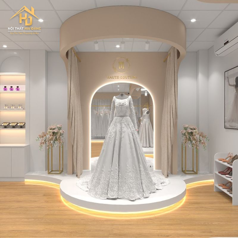 tiem-ao-cuoi Thiết Kế Thi Công Shop, Cửa Hàng Trọn Gói Giá Rẻ Tại TP.HCM