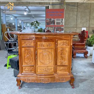 Tủ Thờ Tam Đa Gỗ Gõ