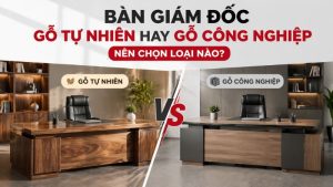 bàn giám đốc gỗ giá rẻ