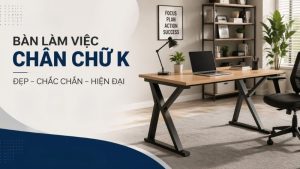 bàn làm việc chữ K