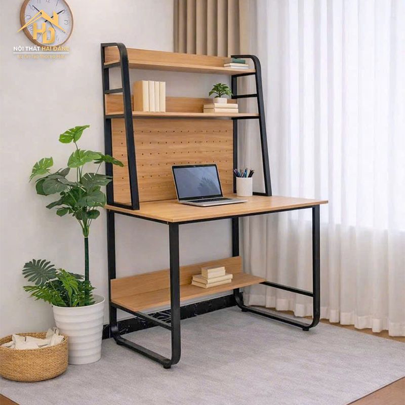 ban-van-phong-co-ke-sach Có Nên Dùng Bàn Văn Phòng Gỗ Công Nghiệp Hay Không?